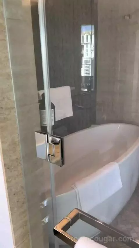 King Room with Vegas Strip View (#1933) bathroom picture #7