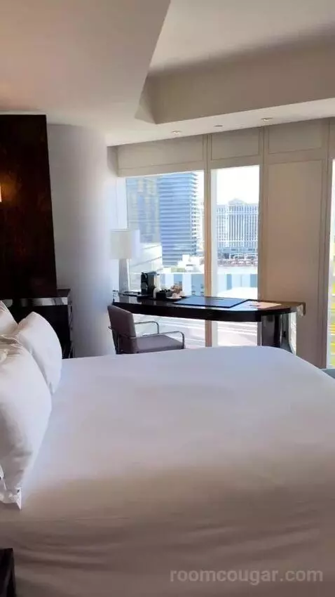 King Room with Vegas Strip View (#1933) bed picture #3