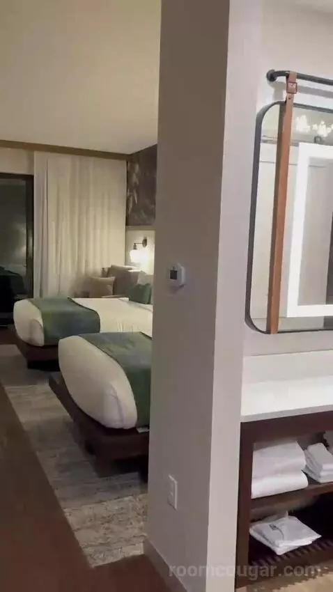 Queen Room with Two Queen Beds with Balcony (#2126) bed picture #2