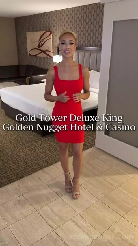 Golden Nugget Hotel & Casino Las Vegas Gold Tower Deluxe King review by akisha